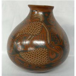 Mata Ortiz Polychrome Pot by Daniel Gonzalez