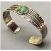 Image 1 : 1930-1940s Fred Harvey Silver Turquoise Bracelet