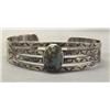 Image 3 : 1930-1940s Fred Harvey Silver Turquoise Bracelet