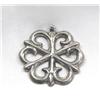 Image 1 : Native American Navajo Sandcast Floral Pendant