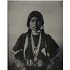 Image 2 : 1800 Native American Maiden With Peace Metal Photo