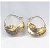 Image 2 : Large Gold Filled Twisted Hoop Earrings
