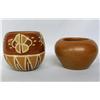 Image 1 : 2 Native American Santa Clara Pottery, one by Nupa