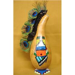 2011 Decorated Gourd With Hopi Design by Anderson