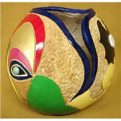 2011 Decorated Gourd by Frank Anderson