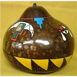 2011 Decorated Gourd With Zuni Design