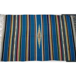 Vintage Mexican Saltillo Blanket