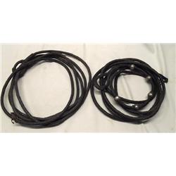 Pr Horse Show Leather Braided Riatas