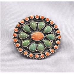 Native American Navajo Pin/Pendant by Dean Brown