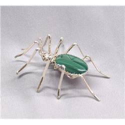 Native American Navajo Spider Pin by E. Spencer