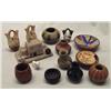 Image 1 : 16 Miniature Native American  Pueblo Pottery plus