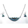 Image 1 : Zuni Peti Point Necklace & Earrings Set