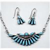 Image 2 : Zuni Peti Point Necklace & Earrings Set