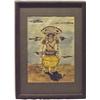 Image 1 : 1974 Native American Apache Painting by Dewey
