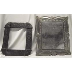 2 Mexican Tin Frames