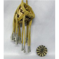 Miniature Apache  Burden Basket  & Horse Basket