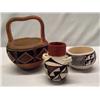 Image 1 : 3 Native American Acoma Pottery