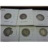 Image 1 : 1913, 13, 14-D, 14-D, 16 & 16 BARBER DIMES