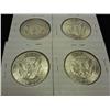 Image 2 : 4-ASSORTED 1964 SILVER KENNEDY HALF DOLLARS