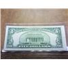 Image 2 : 1953 US $5 SILVER CERTIFICATE MISCUT
