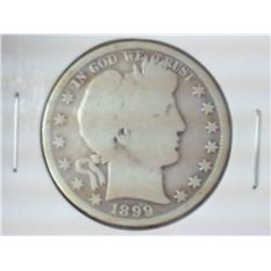 1899-O BARBER HALF DOLLAR