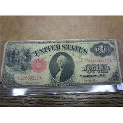 1917 US LARGE SIZE $1 LEGAL TENDER