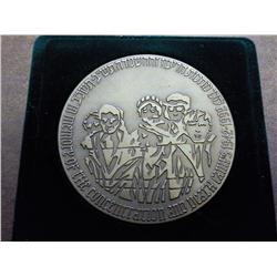 1942-92 2 3/4" BRONZE JEWISH MEDAL