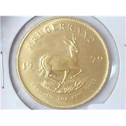 1979 SOUTH AFRICA GOLD KRUGERRAND 1OZ FINE GOLD
