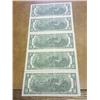 Image 2 : SERIAL # RUN OF 5-1976 $2 FRN'S (GEM CU)