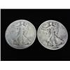 Image 1 : 1943 & 43-S WALKING LIBERTY HALF DOLLARS