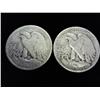 Image 2 : 1943 & 43-S WALKING LIBERTY HALF DOLLARS