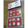 Image 2 : 2001 US SILVER PROOF SET (WITH BOX) (BETTER DATE)
