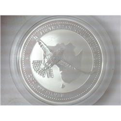 2002 AUSTRALIA $2 KOOKABURRA 2 OZ SILVER (PFLIKE)