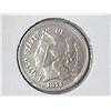 Image 1 : 1874 THREE CENT PIECE (NICKEL) WIERD SURFACE