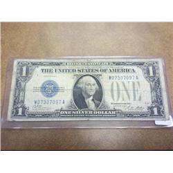 1928-A $1 SILVER CERTIFICATE FUNNY BACK