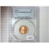 Image 1 : 2008-S LINCOLN CENT PCGS PR69RD DCAM