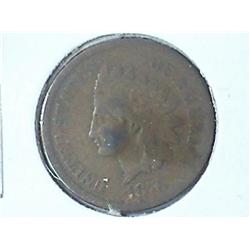 1876 INDIAN HEAD CENT (KEY DATE) (VERY GOOD)