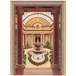 Richard Haas -Frick Garden Court Silkscreen Art Print