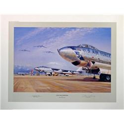 Aviation Art Cold War Warriors Young B-47 Tex Johnston