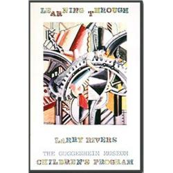 Larry Rivers LEARNING THROUGH ART Poster Modernist