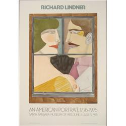 Richard Lindner An American Portrait Exhibition Print
