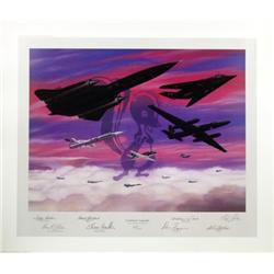 Lockheed Legends Machat Aviation Art SR71Skunkworks