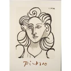 Pablo Picasso : Portrait of a Woman Art Print