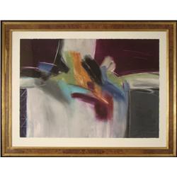 Abstract Modern Art Original Painting Framed Signed