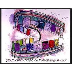 Dennis Oppenheim STUDY FOR UPPER CUT Signed Art Print