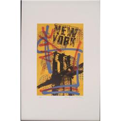 Bobby Hill New York City Signed Urban Pop Art Print