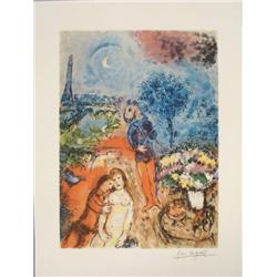 Marc Chagall : Serenade Seductive Nude Art Print
