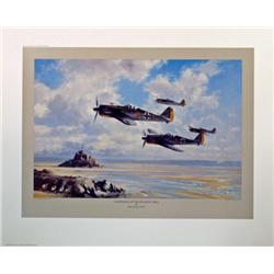 Aviation Art Guardians of the Atlantic Wall Young FW190