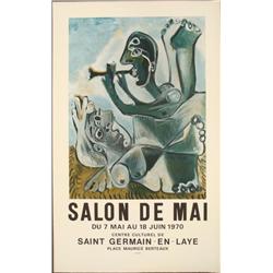 Pablo Picasso : Salon de Mai Paris Tradeshow Art Print