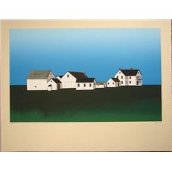 ORIENT POINT Ted Jeremenko LE Folk Primitive Art Print
